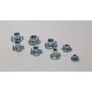 Universal Endurable M5 Pronged T-nut M14x14 Four Claws Tee Nut 3/8"-16*12mm 4 Prong T Nut Universal Endurable M5 Pronged T-nut M14x14 Four Claws Tee Nut 3/8"-16*12mm 4 Prong T Nut