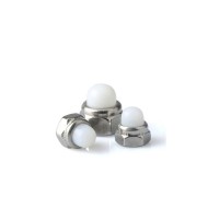 Cap Nuts - Hexagon Domed - DIN 986 - SS314/316 - 1/4" 5/16" 3/8" 7/16" 3/4" 7/8" 2" 3" - ASTM A276 A479 A479M - White Cap Nuts - Hexagon Domed - DIN 986 - SS314/316 - 1/4" 5/16" 3/8" 7/16" 3/4" 7/8" 2" 3" - ASTM A276 A479 A479M - White