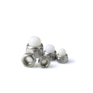 Cap Nuts - Hexagon Domed - DIN 986 - SS314/316 - 1/4" 5/16" 3/8" 7/16" 3/4" 7/8" 2" 3" - ASTM A276 A479 A479M - White Cap Nuts - Hexagon Domed - DIN 986 - SS314/316 - 1/4" 5/16" 3/8" 7/16" 3/4" 7/8" 2" 3" - ASTM A276 A479 A479M - White