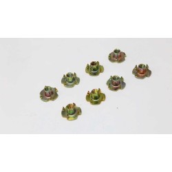 Female Wood T Tee Four Claw Nut Steel Drop In T Nut