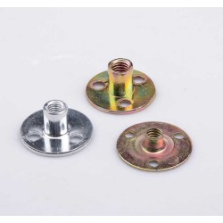 Female Wood T Tee Four Claw Nut Zinc Drop In T Nut