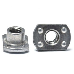 High Quality M6 M8 DIN928 Carbon Steel T Nut Clips Square Weld Nuts with Holes High Quality M6 M8 DIN928 Carbon Steel T Nut Clips Square Weld Nuts with Holes