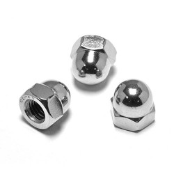 M10-1.5 Acorn Cap Nut 304 Stainless Steel 18/8 Hex Drive Hex Dome Head Cap Nut Steel Zinc Plated Finish DIN1587 M10-1.5 Acorn Cap Nut 304 Stainless Steel 18/8 Hex Drive Hex Dome Head Cap Nut Steel Zinc Plated Finish DIN1587