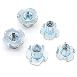 M10x30mm 4-prong T-nuts Stainless Steel 304 Zinc Plated Steel 4 Prong T Nut Tee Nut M10x30mm 4-prong T-nuts Stainless Steel 304 Zinc Plated Steel 4 Prong T Nut Tee Nut