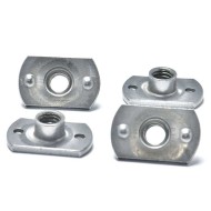 M6 M8 M10 M12 7/16 2 4 Holes Carbon Steel T Tee Weld Nut M6 M8 M10 M12 7/16 2 4 Holes Carbon Steel T Tee Weld Nut