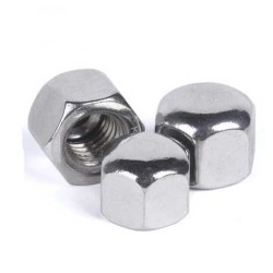 Hex Cap Nut - M6/M8 - Stainless Steel A2-70 - DIN917  Hex Cap Nut - M6/M8 - Stainless Steel A2-70 - DIN917