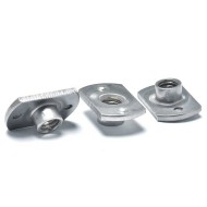 M6 Steel Two Holes Slab Base Weld T-Nuts M6 Steel Two Holes Slab Base Weld T-Nuts