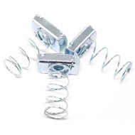 M8*6 Strut Channel Unistrut Fitting Spring Nut  M10 Long Channel Nut with 40mm Length M8*6 Strut Channel Unistrut Fitting Spring Nut  M10 Long Channel Nut with 40mm Length