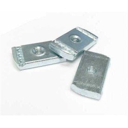 Channel Nut - T Style Slide - Stainless Steel 304 - No Spring - Strut Channel Channel Nut - T Style Slide - Stainless Steel 304 - No Spring - Strut Channel