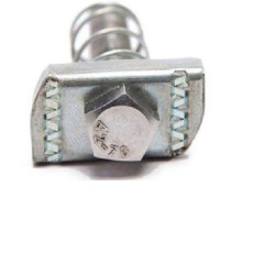 Strut Nut - Spring - Stainless Steel 304 - Plastic Cap - Galvanized (HDG)