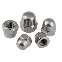 Cap Nuts - Hexagon Domed - DIN 1587 - Stainless Steel - Dome Hex - Car Wheel Center Hub Cap