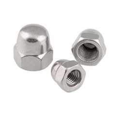 Cap Nuts - Hexagon Domed - DIN 1587 - Stainless Steel - Dome Hex - Car Wheel Center Hub Cap Cap Nuts - Hexagon Domed - DIN 1587 - Stainless Steel - Dome Hex - Car Wheel Center Hub Cap