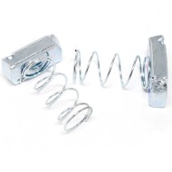 Stainless Steel Long Spring Channel T Nuts M6 Spring Clip Nut for Aluminum Profile Stainless Steel Long Spring Channel T Nuts M6 Spring Clip Nut for Aluminum Profile
