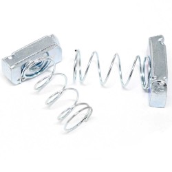 Stainless Steel Long Spring Channel T Nuts M6 Spring Clip Nut for Aluminum Profile