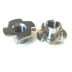 stainless steel tee nut m5 tee-nut cold forged furniture driven nut