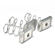 Strut Channel 3/8-16 Spring Channel Bolt with Zinc Finish Long Spring Nuts Strut Channel Spring Nuts Strut Channel 3/8-16 Spring Channel Bolt with Zinc Finish Long Spring Nuts Strut Channel Spring Nuts