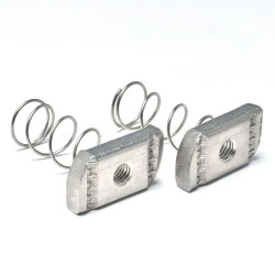 Strut Channel Nuts 3/8-16 Spring Channel with Zinc Electroplate Finish Long Spring Nuts Strut Channel Spring Nuts