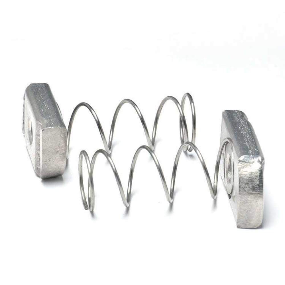 Strut Channel Nuts 3/8-16 Spring Channel with Zinc Electroplate Finish ...