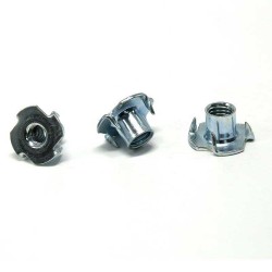 tee nuts furniture t nut inserts zinc plated swivel nut branch tee 1/4-20