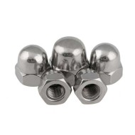 Cap Nut - Hex Domed - DIN 986 - Stainless Steel - M8 - Hex Head Cap Nut - Hex Domed - DIN 986 - Stainless Steel - M8 - Hex Head