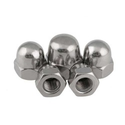 Cap Nut - Hex Domed - DIN 986 - Stainless Steel - M8 - Hex Head