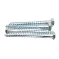 ASME 18.2.1 5/16-Inch Zinc Plated Hex Head Lag Screw (Hexagonal Wood Screw) ASME 18.2.1 5/16-Inch Zinc Plated Hex Head Lag Screw (Hexagonal Wood Screw)