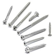 Countersunk Flat Head Stainless Steel Torx Hex Head Self-Tapping Wood Screws Countersunk Flat Head Stainless Steel Torx Hex Head Self-Tapping Wood Screws