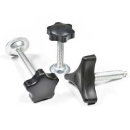 Long Thumb Screw - Custom Metal M8 Handle Quick Release Plastic Head Stainless M3 Long Thumb Screw - Custom Metal M8 Handle Quick Release Plastic Head Stainless M3
