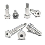 Shoulder Bolt Plug Screws - Custom Metric Thread ISO7379 1/4-20 x 4' Stainless Steel Shoulder Bolt Plug Screws - Custom Metric Thread ISO7379 1/4-20 x 4' Stainless Steel