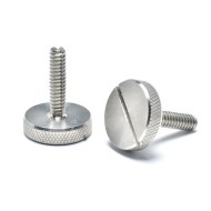 Large Cheese Head Thumb Screws - DIN 653 Stainless Steel 304/316 Slotted and Diamond Knurled Large Cheese Head Thumb Screws - DIN 653 Stainless Steel 304/316 Slotted and Diamond Knurled