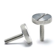 Large Cheese Head Thumb Screws - DIN 653 Stainless Steel 304/316 Slotted and Diamond Knurled Large Cheese Head Thumb Screws - DIN 653 Stainless Steel 304/316 Slotted and Diamond Knurled