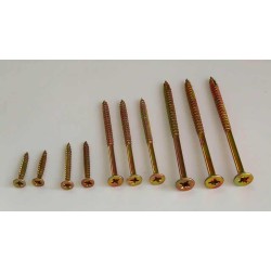 DIN 7982 Countersunk Head Phillips Recessed Self-Tapping Screw - Carbon Steel, SS304/316, Yellow Chipboard Screw DIN 7982 Countersunk Head Phillips Recessed Self-Tapping Screw - Carbon Steel, SS304/316, Yellow Chipboard Screw
