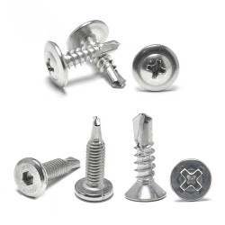 Hex Washer Pan CSK Head Patta Drywall Screw - Self-Drilling Stainless Steel Machine Screws Hex Washer Pan CSK Head Patta Drywall Screw - Self-Drilling Stainless Steel Machine Screws