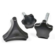 Five Lobe Flower Head Thumb Screws - High Quality Quick Install Steel/Plastic M4-M8 Five Lobe Flower Head Thumb Screws - High Quality Quick Install Steel/Plastic M4-M8