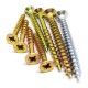 High-Strength 6 Inch Yellow Zinc Coated Chipboard Screws - Countersunk Head for Wood and Chipboard High-Strength 6 Inch Yellow Zinc Coated Chipboard Screws - Countersunk Head for Wood and Chipboard