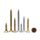 High-Strength 6 Inch Yellow Zinc Coated Chipboard Screws - Countersunk Head for Wood and Chipboard High-Strength 6 Inch Yellow Zinc Coated Chipboard Screws - Countersunk Head for Wood and Chipboard