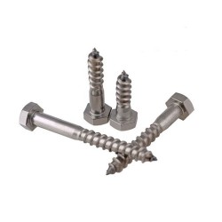 1/2" x 2" Stainless Steel Hex Head Lag Screws - High-Quality Hexagonal Lag Screws for Wood Projects 1/2" x 2" Stainless Steel Hex Head Lag Screws - High-Quality Hexagonal Lag Screws for Wood Projects