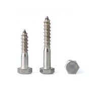 High-Quality Stainless Steel Hex Head Lag Wood Screws High-Quality Stainless Steel Hex Head Lag Wood Screws