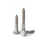 High-Quality Stainless Steel Hex Head Lag Wood Screws High-Quality Stainless Steel Hex Head Lag Wood Screws