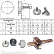 Straight Knurled Cheese Head Thumb Screws - M1-M10 SS304/316 Resistant to Rust Straight Knurled Cheese Head Thumb Screws - M1-M10 SS304/316 Resistant to Rust