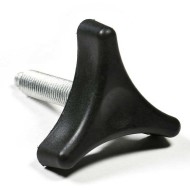 Six Lobe Flower Head Thumb Screws - Steel Plastic M4-M16 Six Lobe Flower Head Thumb Screws - Steel Plastic M4-M16