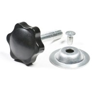 Six Lobe Flower Head Thumb Screws - M4-M16 Steel/Plastic Six Lobe Flower Head Thumb Screws - M4-M16 Steel/Plastic