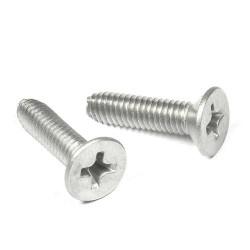 1/4-20 x 1‘’ Flat Head Machine Screws - Phillips Drive, Stainless Steel 18-8, Full Thread, Bright Finish 1PC 1/4-20 x 1‘’ Flat Head Machine Screws - Phillips Drive, Stainless Steel 18-8, Full Thread, Bright Finish 1PC