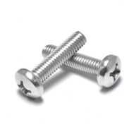 1/4-20 x 3/4-Inch Phillips Pan Head Machine Screw - Fully Threaded, Zinc Plated, Cross Recessed (M5x8) 1/4-20 x 3/4-Inch Phillips Pan Head Machine Screw - Fully Threaded, Zinc Plated, Cross Recessed (M5x8)