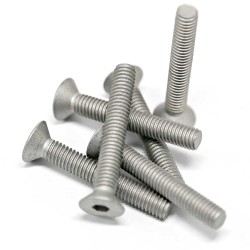 3/8-16 Black Oxide ASME B18.3 Grade 8 Hex Socket Countersunk Head Cap Screws