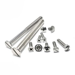 6-32 CNC Machined Aluminium Hex Countersunk Truss Head Machine Screw Bolt