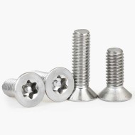 6 Lobe Pin Torx CSK Countersunk Head Tamper-Proof Security Screw - Stainless Steel 6 Lobe Pin Torx CSK Countersunk Head Tamper-Proof Security Screw - Stainless Steel