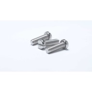 Slotted Round Head / Pan Head Machine Screws - Zinc Plated Steel  Slotted Round Head / Pan Head Machine Screws - Zinc Plated Steel