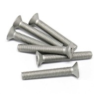 8.8 Grade M10 x 24.5mm Full Thread DIN 7991 Dacromet Socket Flat Head Hex Cap Screws 8.8 Grade M10 x 24.5mm Full Thread DIN 7991 Dacromet Socket Flat Head Hex Cap Screws