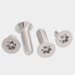 Anti-Theft Countersunk Flat Head Bolt M3 x 25 Torx Tamper-Resistant Screws